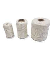 Metzgerschnur Baumwolle rot-weiß 30–500 m auf Rolle Wurstgarn Küche