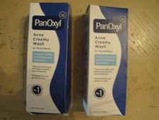 2x PanOxyl Acne Creamy Face Wash - 6 oz - EXP 12/26 - SEALED TUBES K63