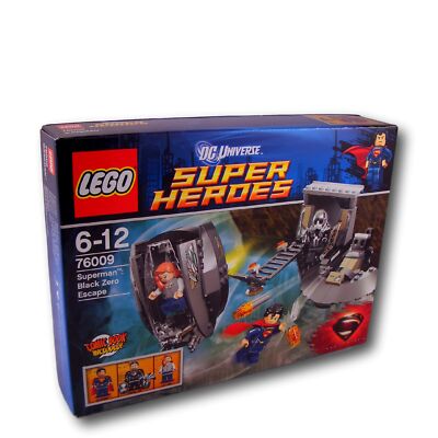 DC Universe Lego 76009 Superman schwarz Zero Escape neu versiegelt