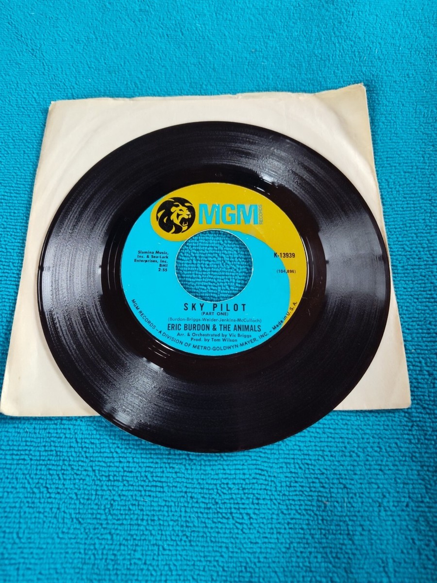 Eric Burdon & The Animals *Sky Pilot* 45 rpm, Record #,K-13939 | eBay