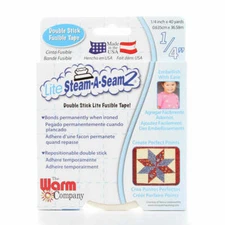 The Warm Company Lite Steam-A-Seam 2 Fusible Tape - 1/4" x 40yds