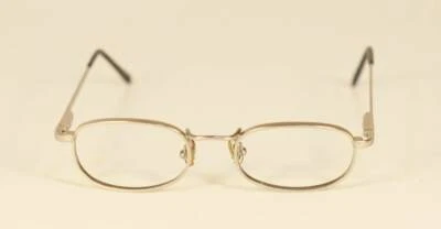Fossil Frankie Matt Silber Metall Augenglas Rahmen Designer Stil Rx Brillen - Bild 1 von 3