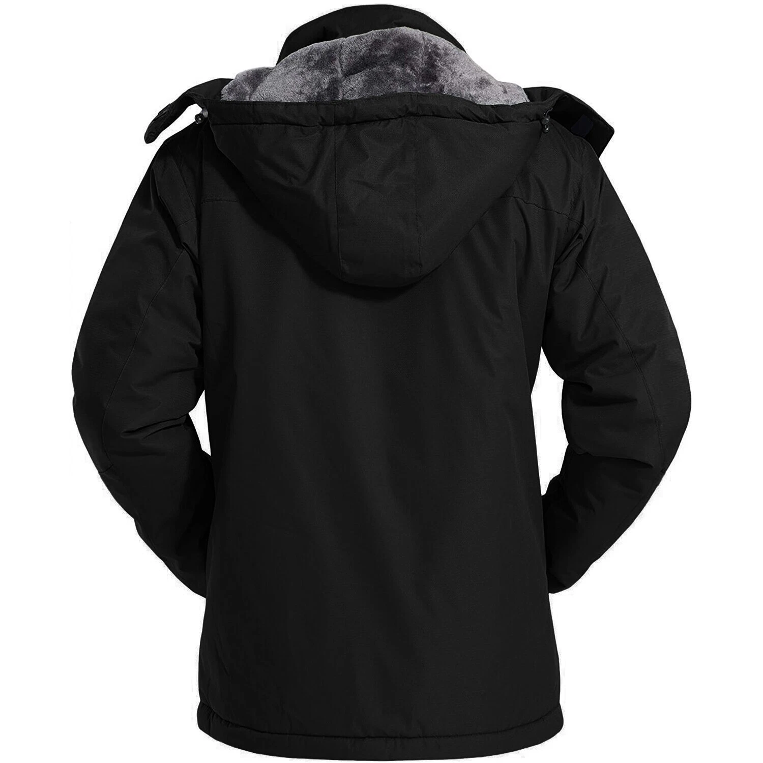 Men's Waterproof Winter Jacket Warm Winter Coats Outdoor Ski Snow Hooded Jackets - product detail image 3
