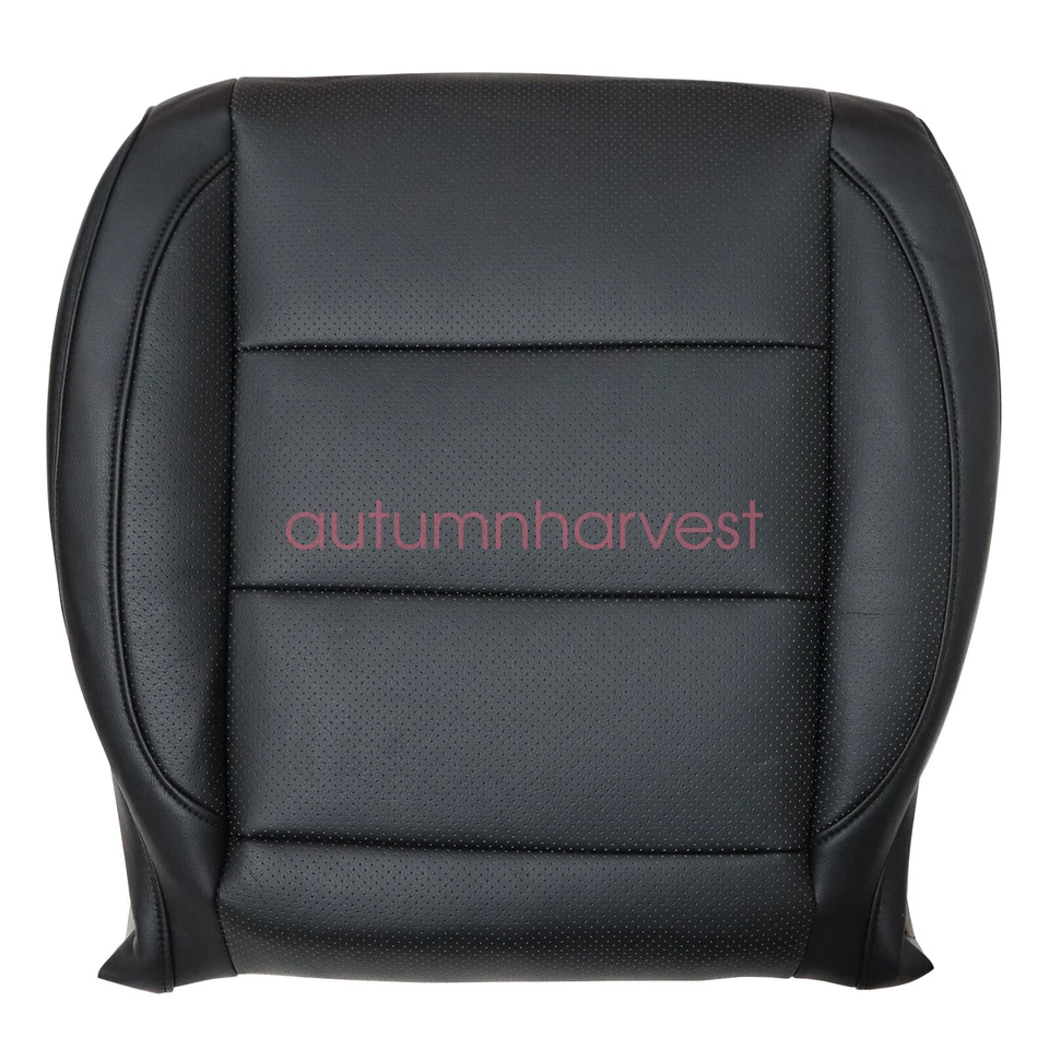 Cubierta de asiento de cuero de repuesto negra para parte inferior del conductor VW Jetta 2006-2010 sedán Foto 2 de 4