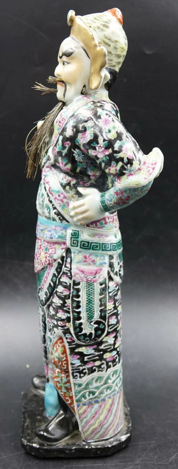 Figura Personaje Ópera Porcelana Policromada Rosa Familia China Dinastía Qing Foto 2 de 4