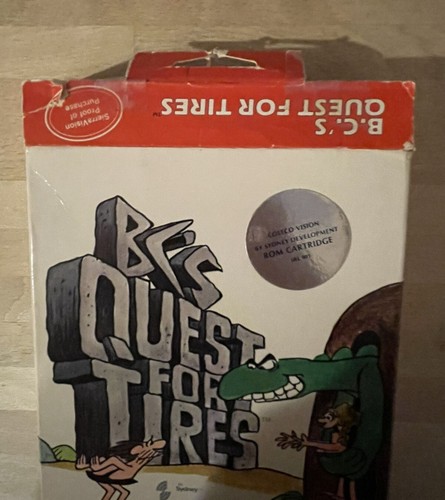 ColecoVision BC's Quest for Tires and Grog’s Revenge Video Games Complete In Box - Picture 7 of 24