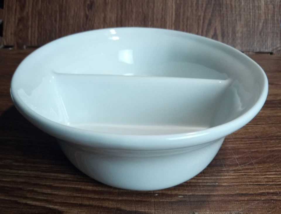 Divided Dish Casserole Home Collection Target White Porcelain 13" x 9.5" x 3" - Image 3 of 4