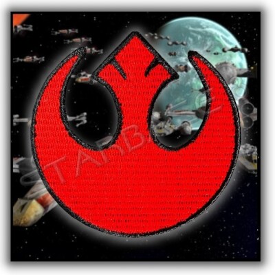 REBEL FORCES - X-WING PILOTEN UNIFORM AUFNÄHER PATCH BLACK BORDER