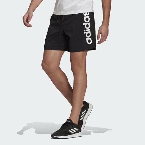 Adidas GK9607 Men AEROREADY Essentials Chelsea Linear Logo Shorts Black |  eBay