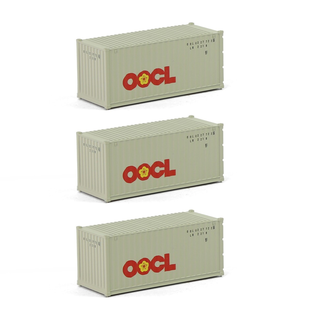 Container Train Toy Pre-painted Model Container With Magnets N Gauge (1:150) Model Train ...