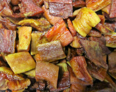 Papaya Stücke getrocknet ungeschwefelt ungezuckert 1 KG