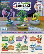 Re-Ment Miniatures Pokemon Bonsai 3 Desktop Figure Set