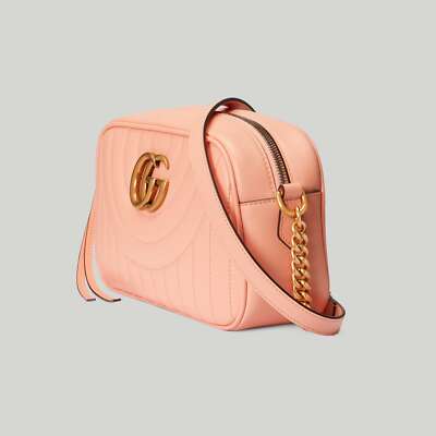 Buy NEW GUCCI 447632 GG Logo Marmont matelassé leather small