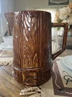 McCoy Vintage 936 Cowboy Belt Buckle Western Tree Bark Pitcher  Rare!