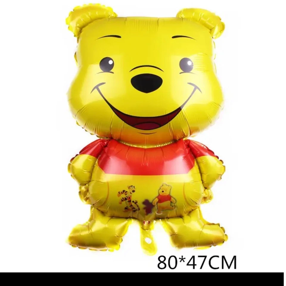 WINNIE THE POOH CUMPLEAÑOS Jumbo Globo de Lámina Suministros para Fiesta Baby Shower❤️ Foto 2 de 4
