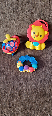 Kids II Ball Rattle Helicopter Toy Musical Lion, Baby EinsteinTeething ring