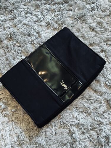 YVES SAINT LAURENT MAKE UP BAG - BLACK - 第 1/3 張圖片