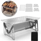 Portable Folding  Multifunction Camping BBQ Grill  16*27*13cm