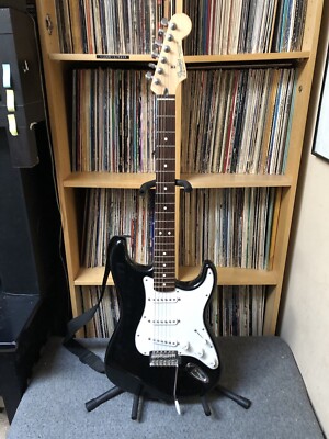 Fender Mexi Stratocaster MIM Standard Rosewood Fretboard 2006-2008 Black MEXICO