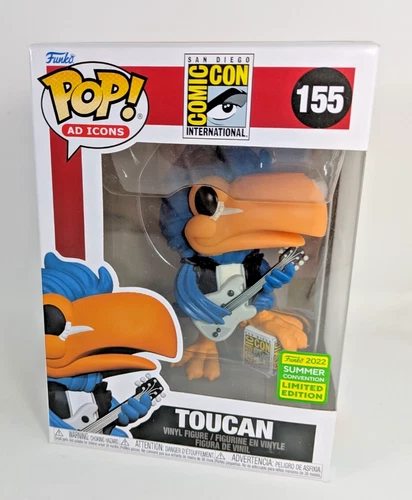 Funko Pop! Ad Icons Toucan #155 Vinyl Figure with Guitar Summer SDCC 2022