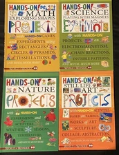 World Of Wonder Hands-On Activity Workbooks  4 Pack, Art, Math, Science, Nature