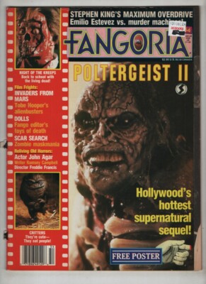 Fangoria Mag Poltergeist II & Invaders From Mars #54 June 1986 042721nonr
