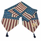 Warren Kimble American Flag Stars & Stripes Colonial 72in Tapestry Table Runner