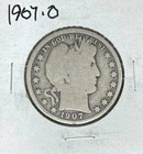 1907-O BARBER SILVER HALF DOLLAR   ~ NICE COIN ~ 90% SILVER