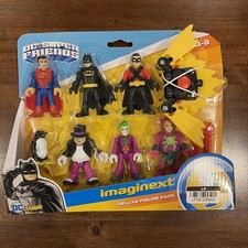 NUEVO 2020 Imaginext DC Super Friends Deluxe Figura Pack Superman Batman Joker Juguete