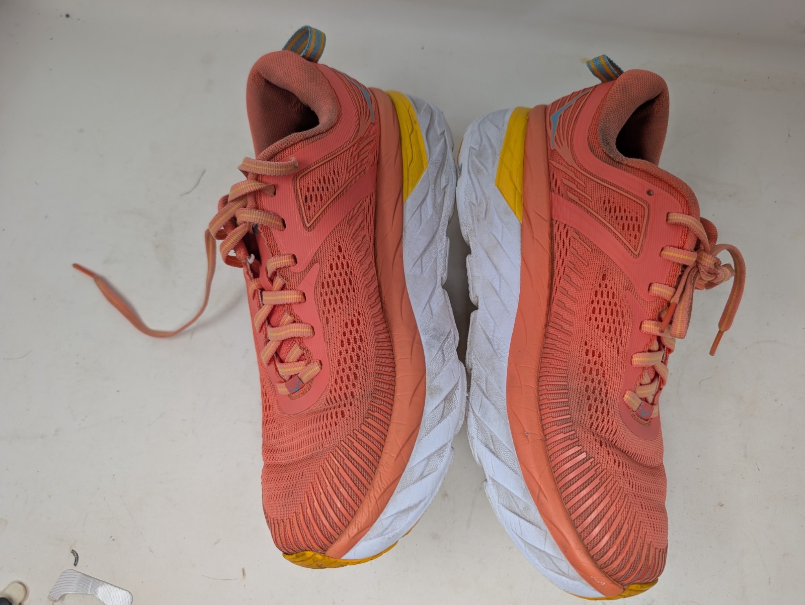 Hoka Bondi 7 Orange Running Shoes Breathable Sneakers 1110519CCSD Women's Size 8 thumbnail 11