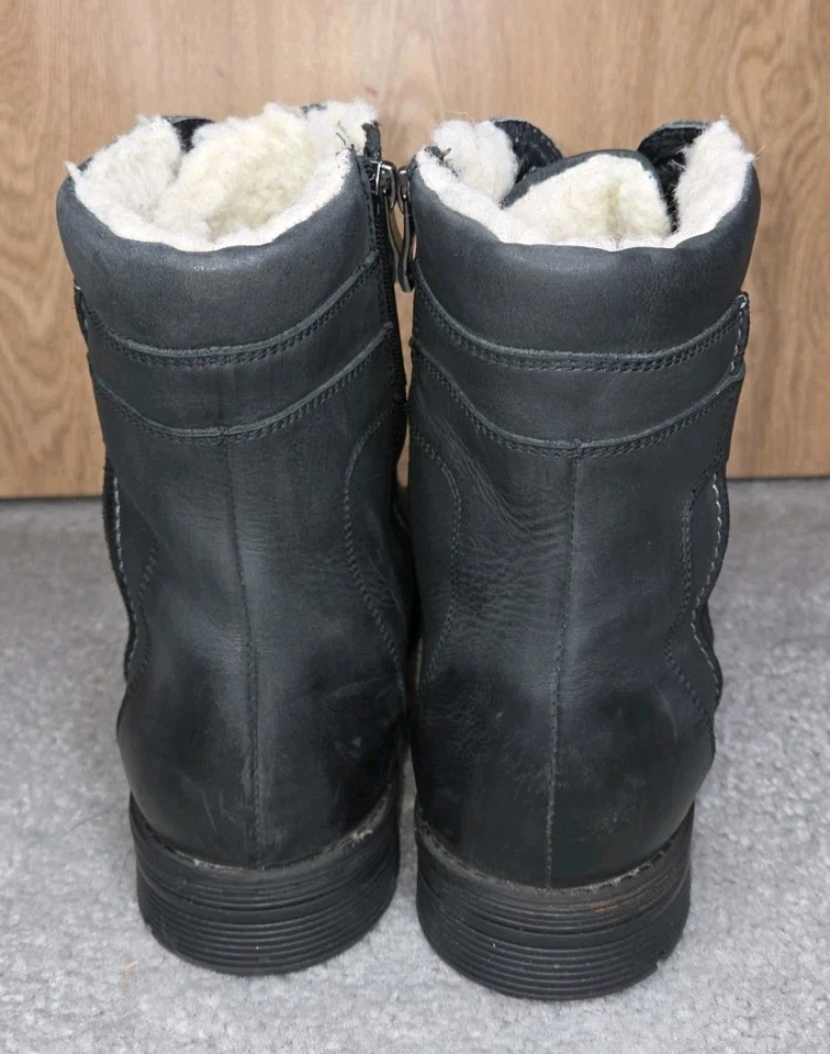 Bota Overland de cuero nobuck forrada en lana para hombre EU 45 US 12 Foto 3 de 4