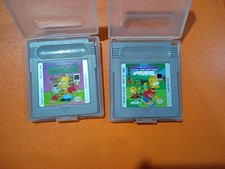 Game Boy Simpsons Bart vs the Juggernauts Camp Deadly Nintendo Original 2 Games