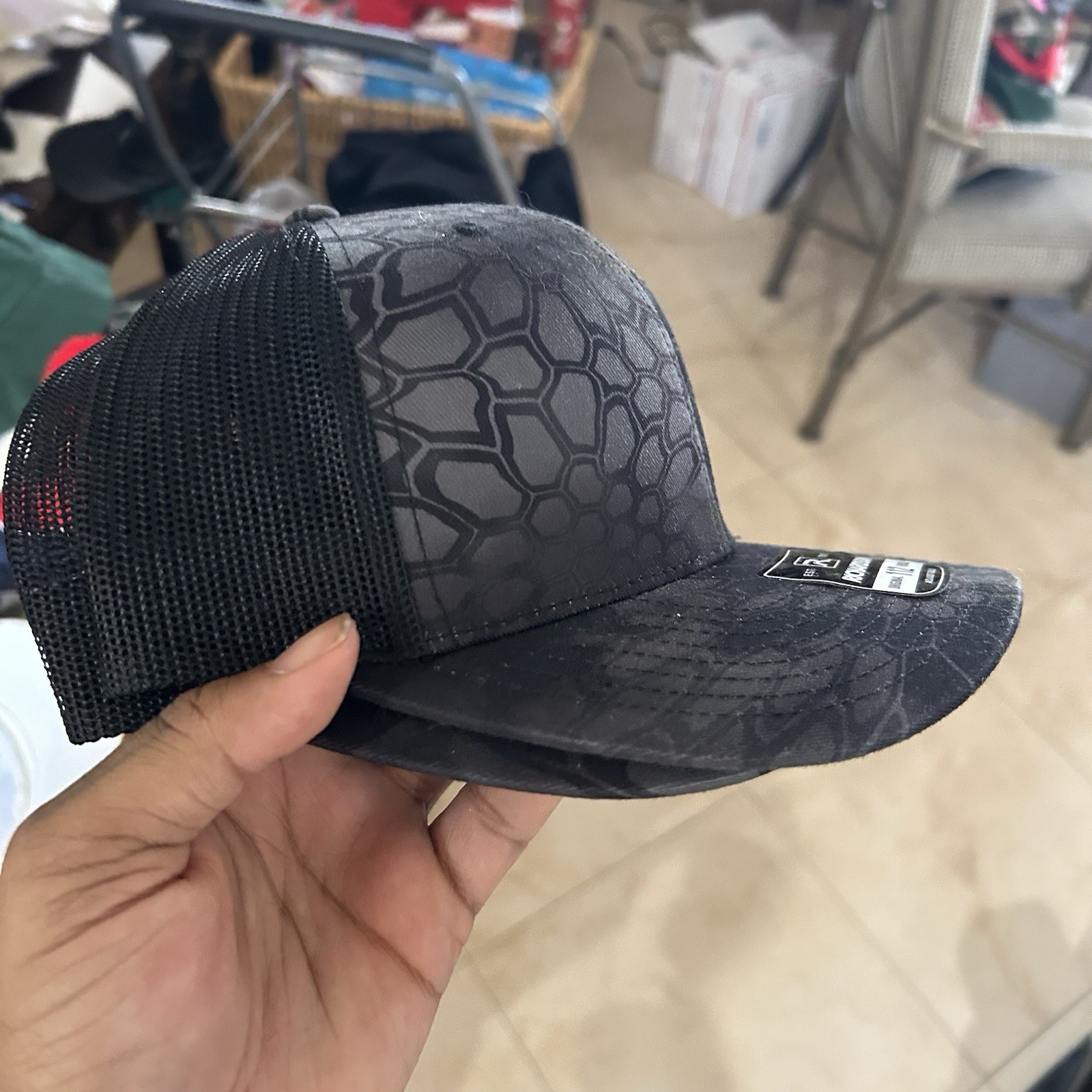 kryptek hat Camo Adjustable Snapback Trucker Styl… - image 3