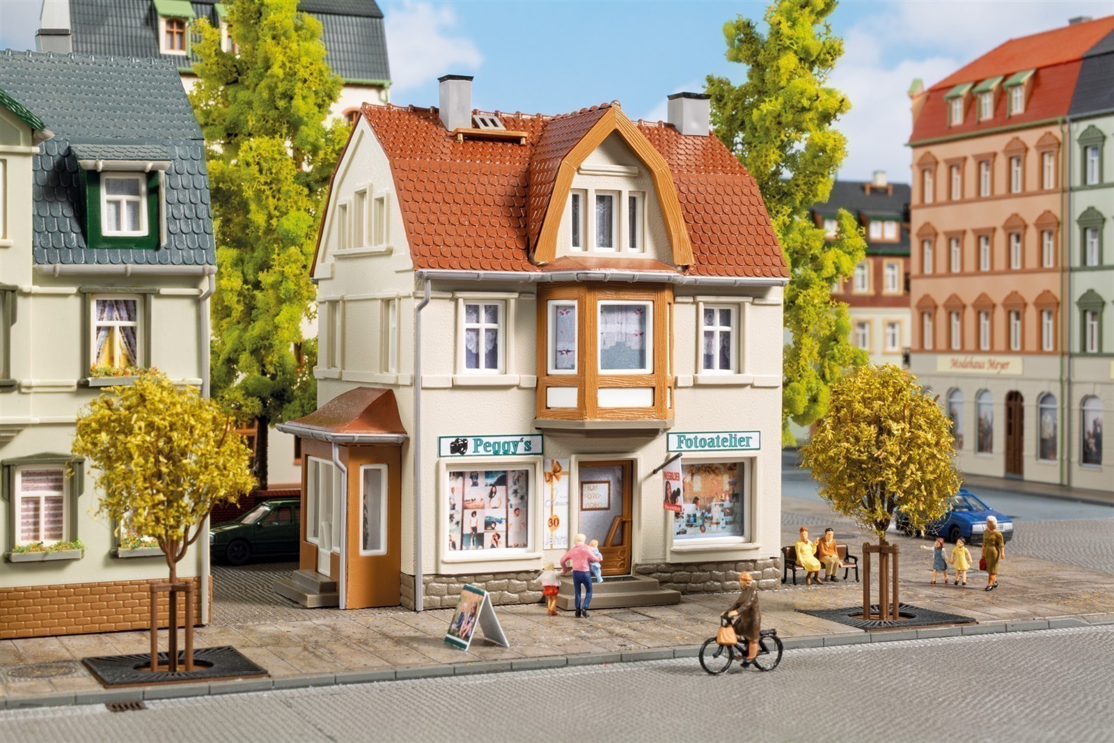 Auhagen 12355 H0/ TT Fotoatelier Peggy - Bausatz - Neu - OVP