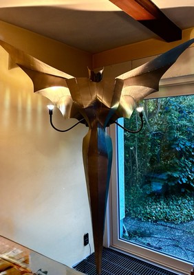 Engels Figur Und Stehlampe   Engel Torso  Von Stubenrauch