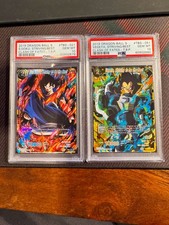 2019 Dragon Ball Super Son Goku AND TB3-021 Vegeta TB3-051 PSA 10 SEQUENTIAL SET