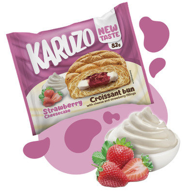Karuzo Strawberry Cheesecake Croissant (24 x 82g)