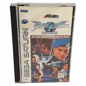 Street Fighter The Movie (Sega Saturn 1995) Complete w/ Manual + Reg Card Tested