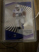 2020 Panini Chronicles Clear Vision Rookies Purple /49 Jonathan Taylor  #CV-7 RC