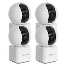 ARCCTV 2K Home Indoor Security Camera Baby/Pet Monitor WiFi6 Support,2-Way Audio