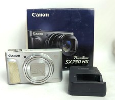Canon Power Shot SX730 HS Digital Camera Silver Boxed Tested Condition