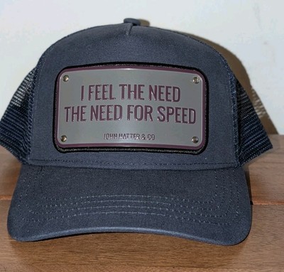 John Hatter & Co Mens Need For Speed Snapback Cap Hat Blue 