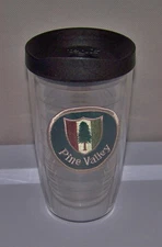 PINE VALLEY GOLF CLUB 16 oz Tervis Tumbler Plastic Travel Drinking Cup w/ Top