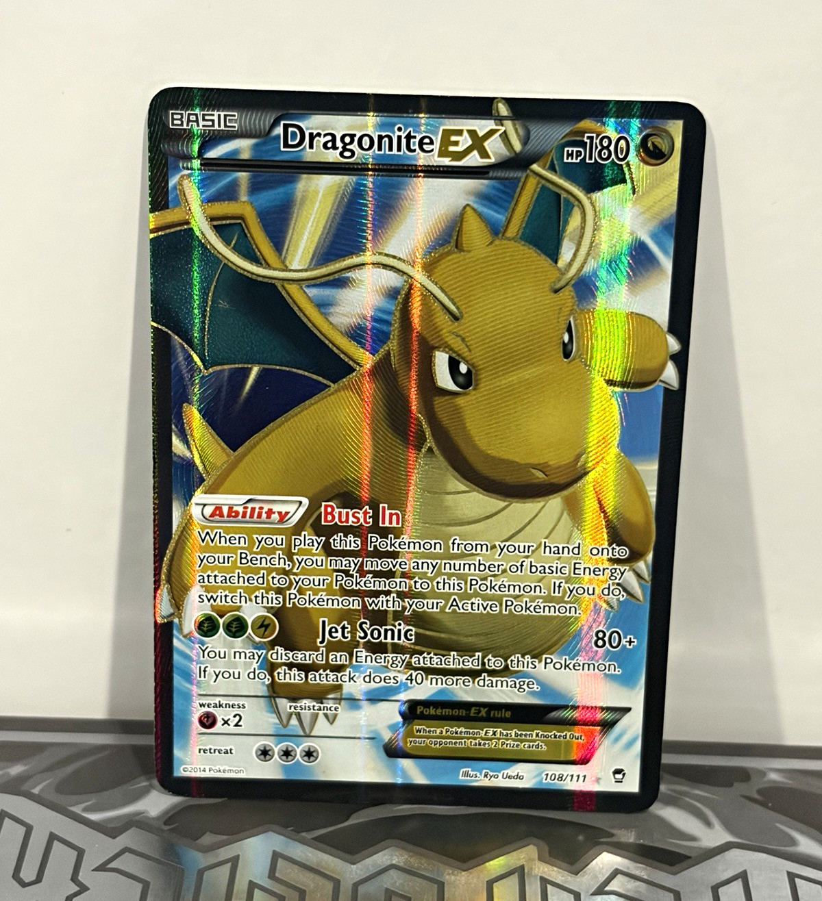 Dragonite EX 108/111 XY Furious Fists Full Art - LP/MP