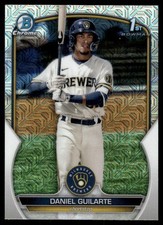 2023 Bowman #BCP-21 Daniel Guilarte Chrome Prospects Mojo Refractors