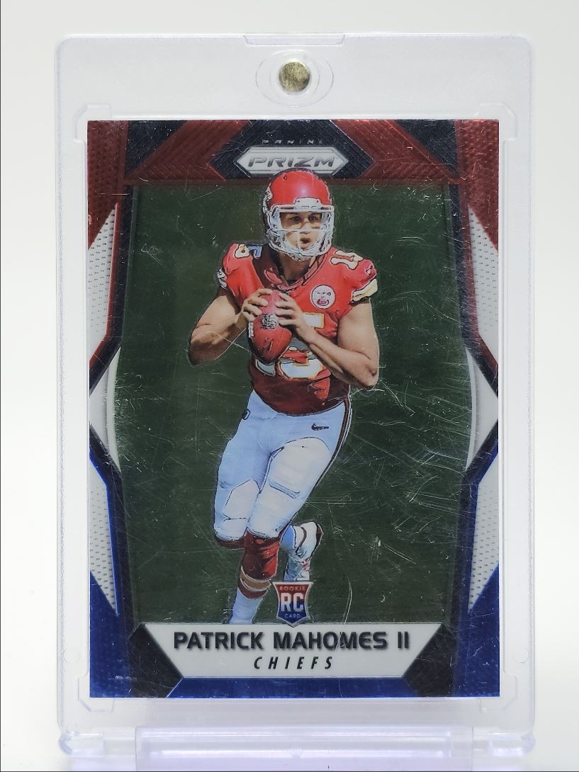 PATRICK MAHOMES II 2017 PANINI PRIZM ROOKIE RED WHITE BLUE CHIEFS RC Q1739