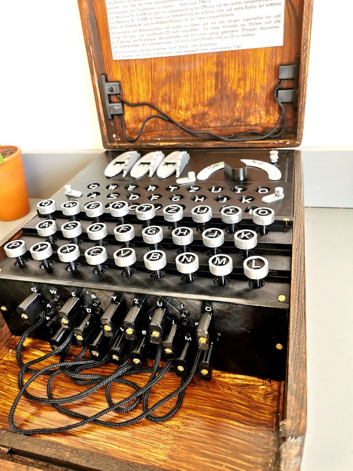 Enigma Machine Replica True Scale 1/1 | eBay