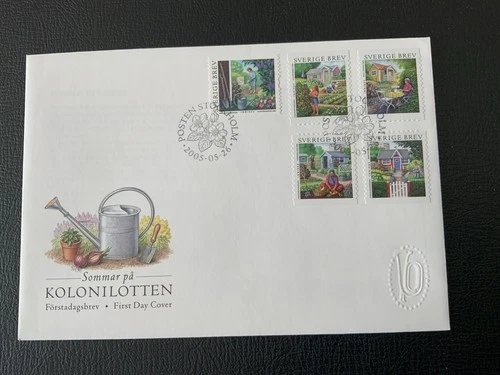 Sweden 2005 #2510-2511 Allotment Gardens - FDC