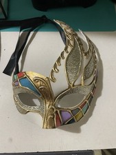Italian Made Collectible Carnival, Mardi Gras Mask