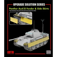 RYEFIELD RM2045 Panther Ausf.G Fender & Side Skirts (for RM5018/5019/5045/5089)